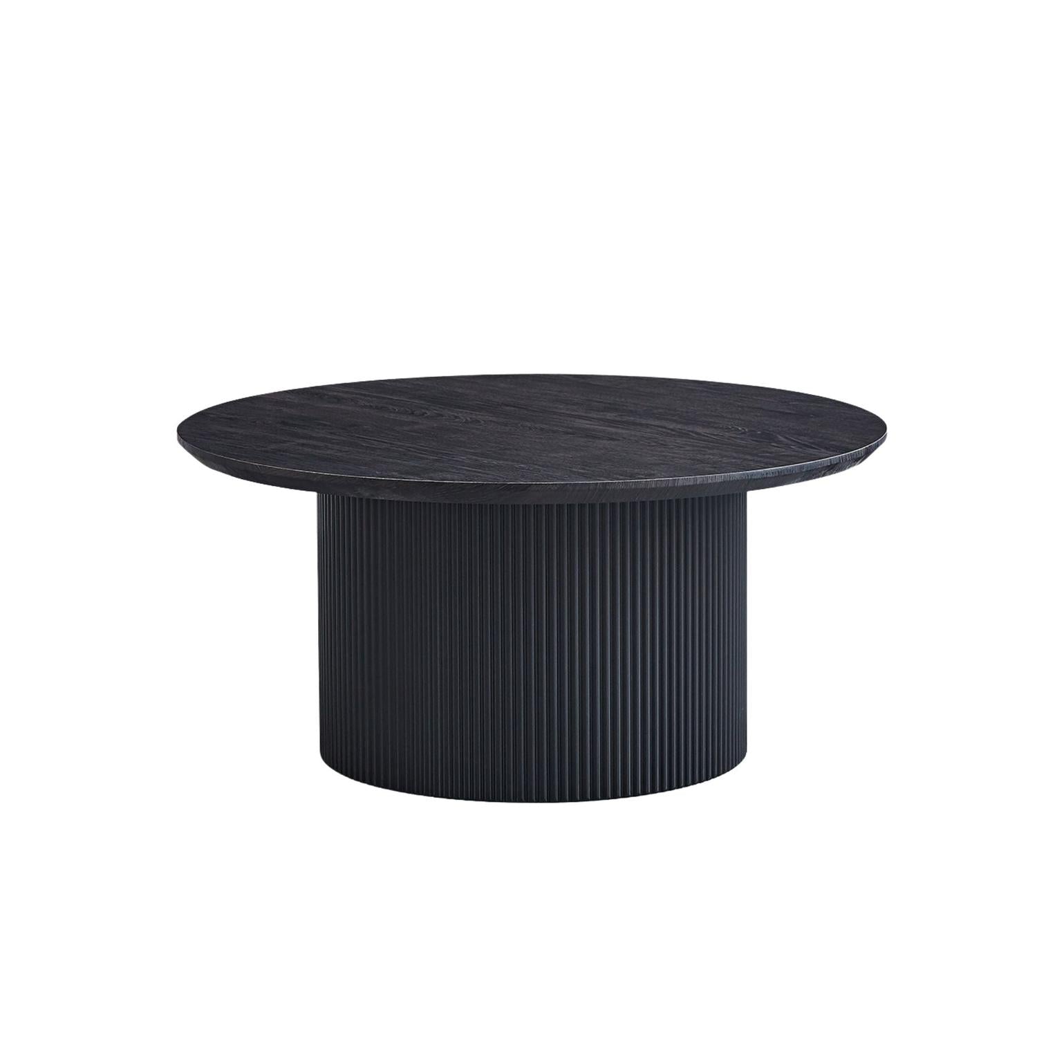 Couchtisch Lagos Ø80cm - Dunkelbraun-Couchtisch-Rousseau-le canapé