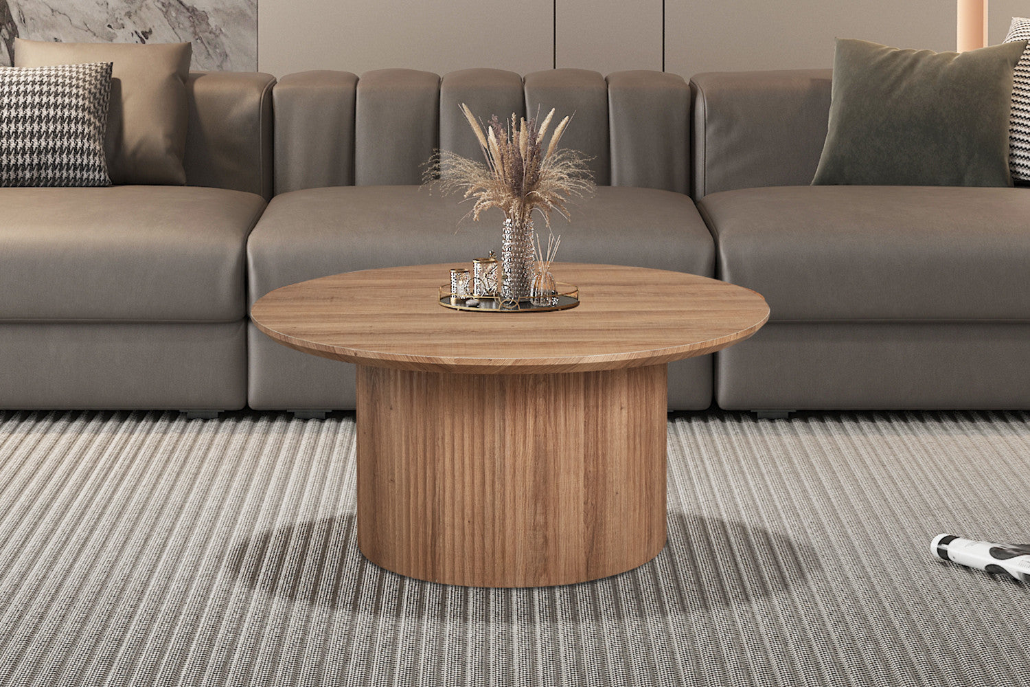 Couchtisch Lagos Ø80cm - Hellbraun-Couchtisch-Rousseau-le canapé