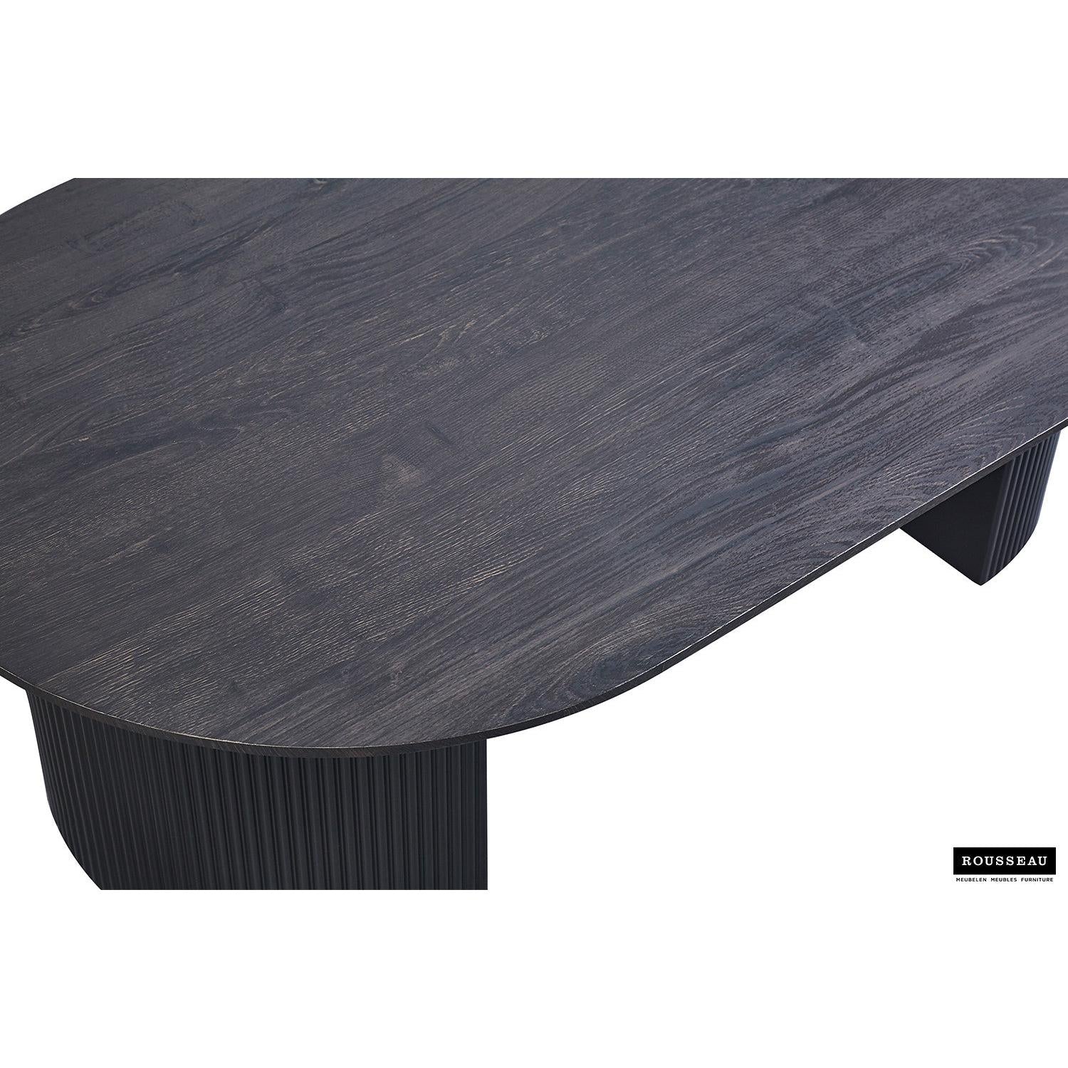 Couchtisch Lagos Oval 120cm - Dunkelbraun-Couchtisch-Rousseau-le canapé