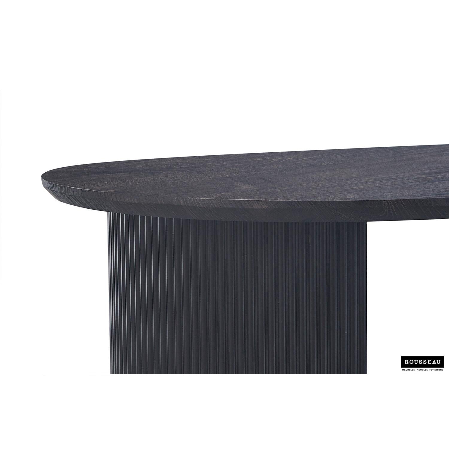 Couchtisch Lagos Oval 120cm - Dunkelbraun-Couchtisch-Rousseau-le canapé