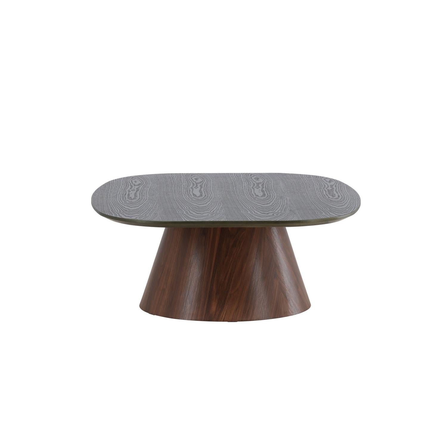 Couchtisch Lanzo 120cm - Dunkelgrün & Braun-Couchtische-Venture Home-le canapé