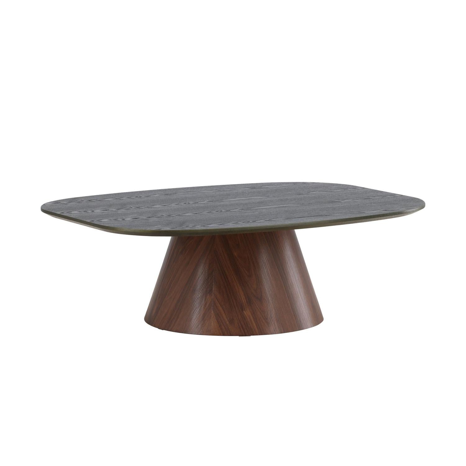 Couchtisch Lanzo 120cm - Dunkelgrün & Braun-Couchtische-Venture Home-le canapé