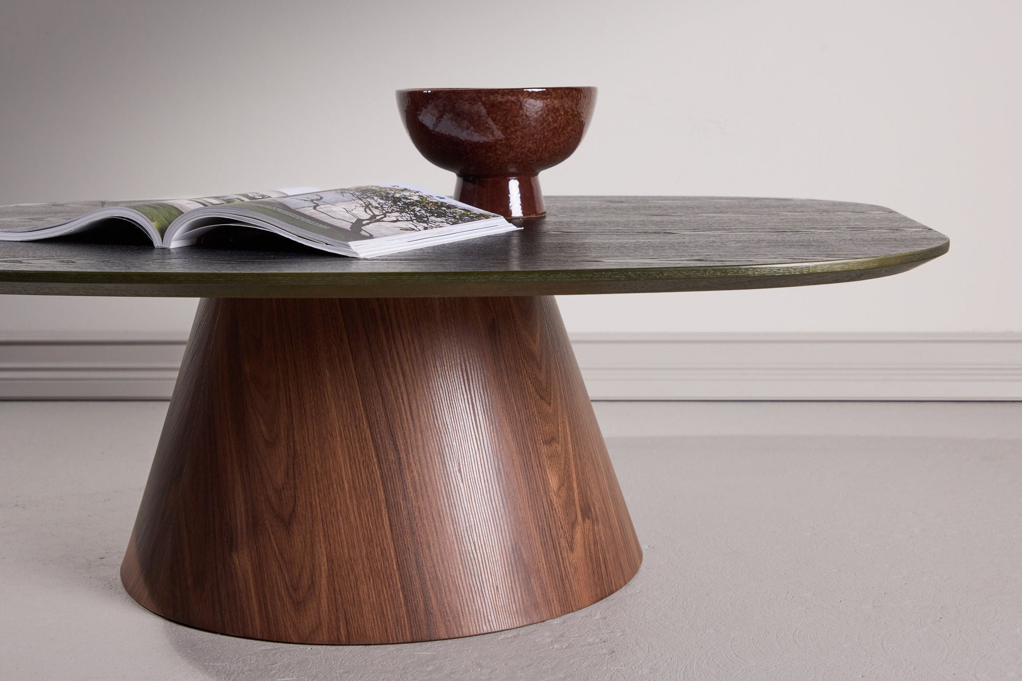 Couchtisch Lanzo 120cm - Dunkelgrün & Braun-Couchtische-Venture Home-le canapé