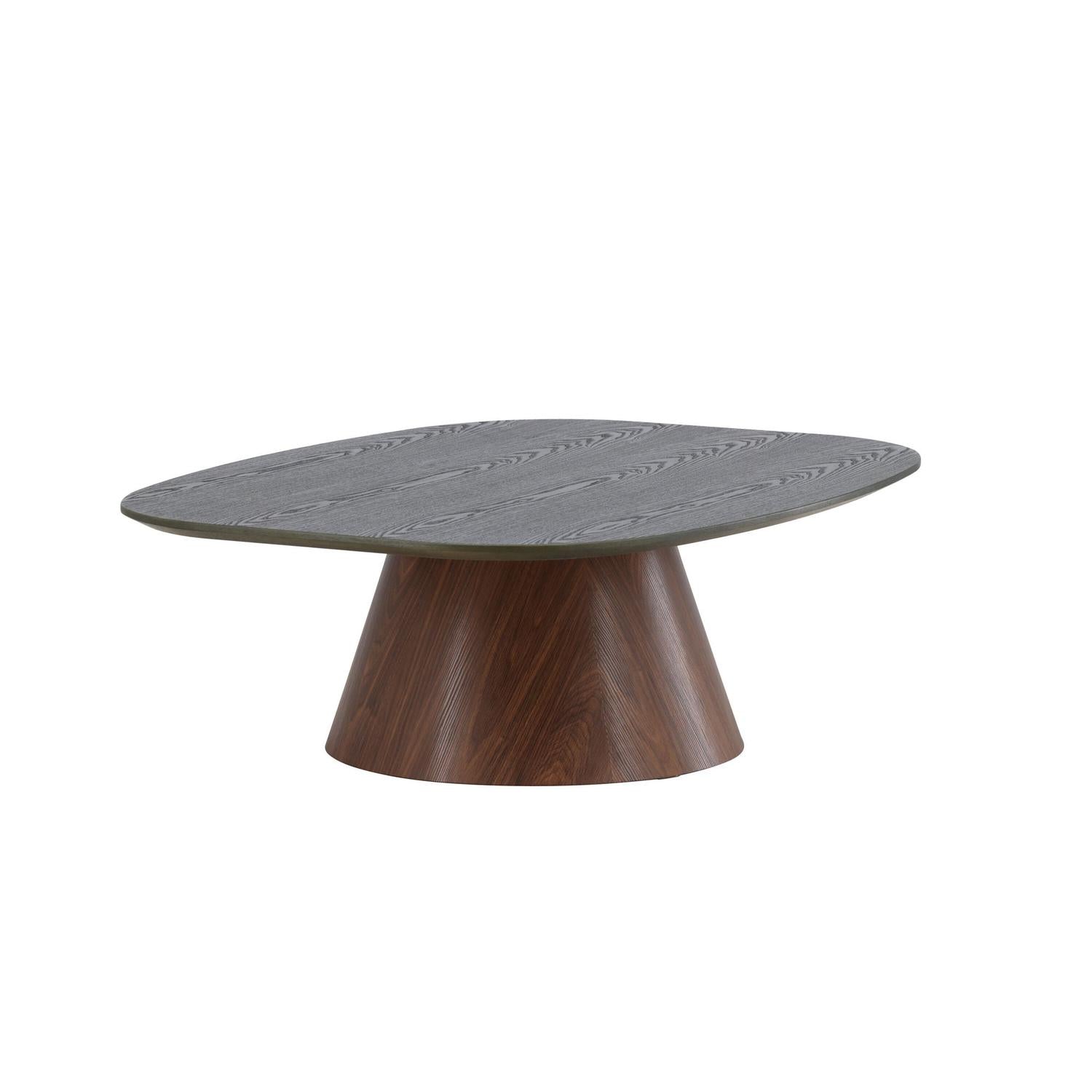 Couchtisch Lanzo 120cm - Dunkelgrün & Braun-Couchtische-Venture Home-le canapé