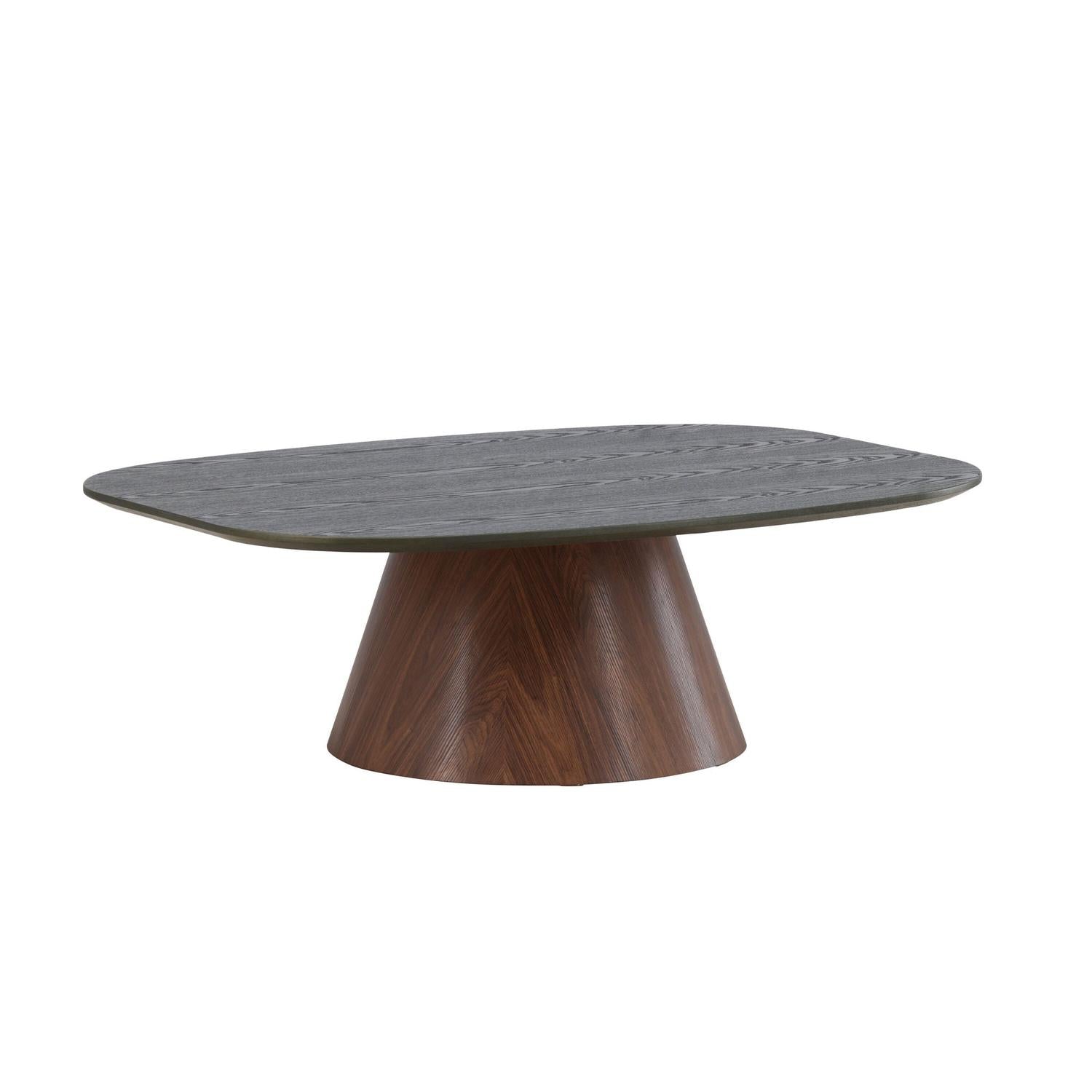 Couchtisch Lanzo 120cm - Dunkelgrün & Braun-Couchtische-Venture Home-le canapé