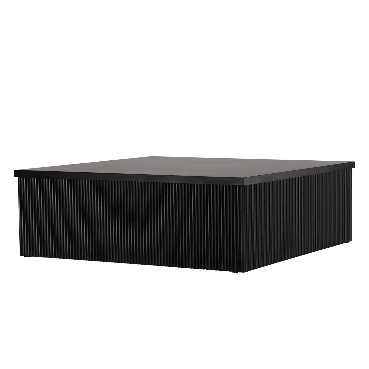 Couchtisch Lenox 90*90cm - Schwarz-Couchtische-Venture Home-le canapé