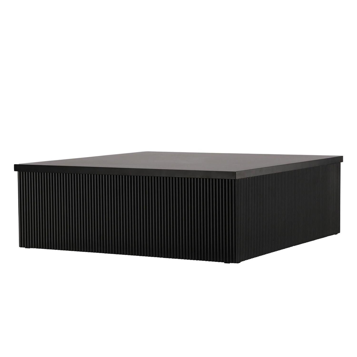 Couchtisch Lenox 90*90cm - Schwarz-Couchtische-Venture Home-le canapé