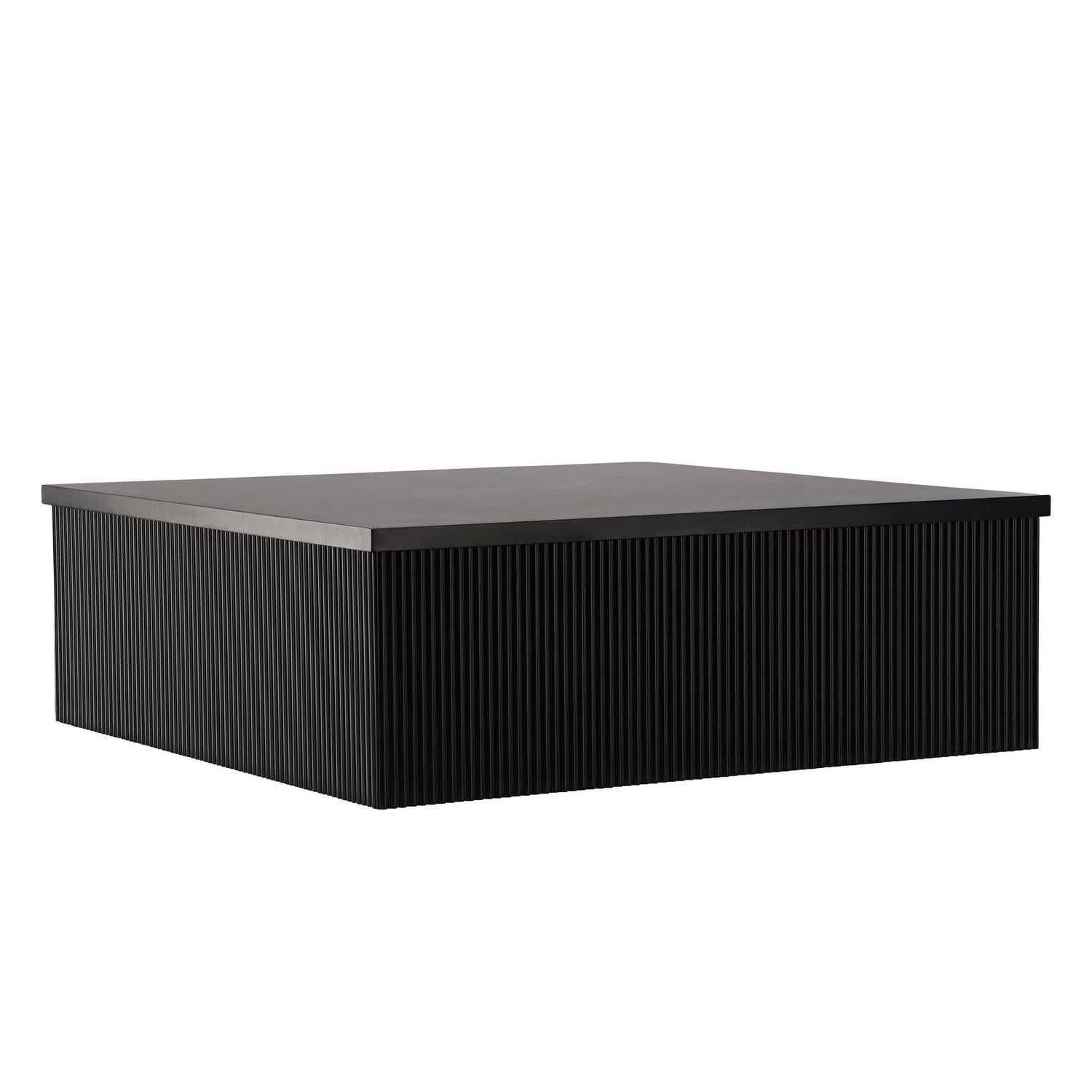 Couchtisch Lenox 90*90cm - Schwarz-Couchtische-Venture Home-le canapé