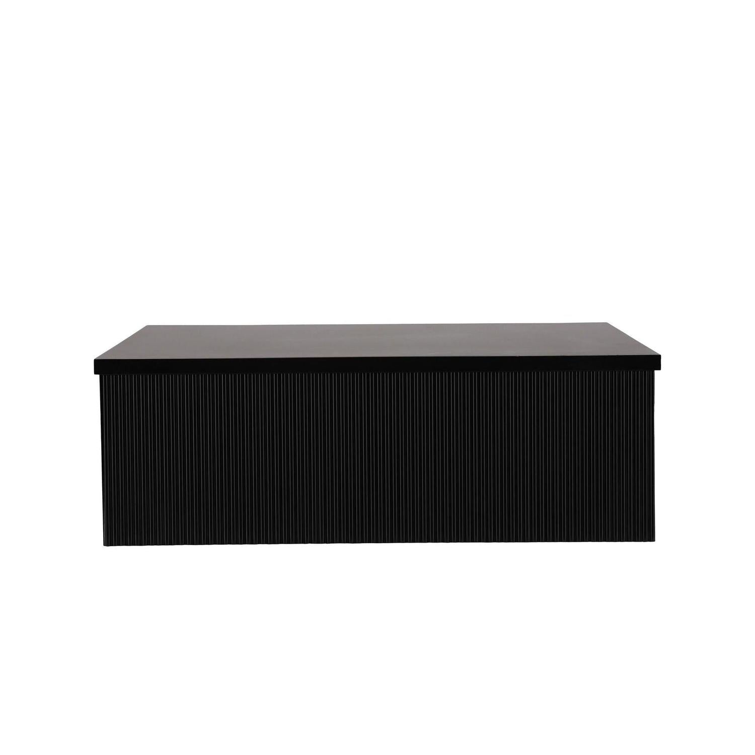 Couchtisch Lenox 90cm - Schwarz-Couchtisch-Venture Home-le canapé