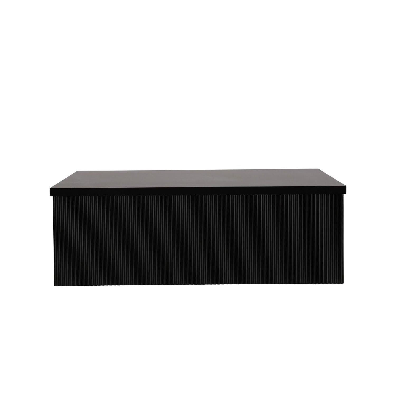 Couchtisch Lenox 90cm - Schwarz-Couchtisch-Venture Home-le canapé