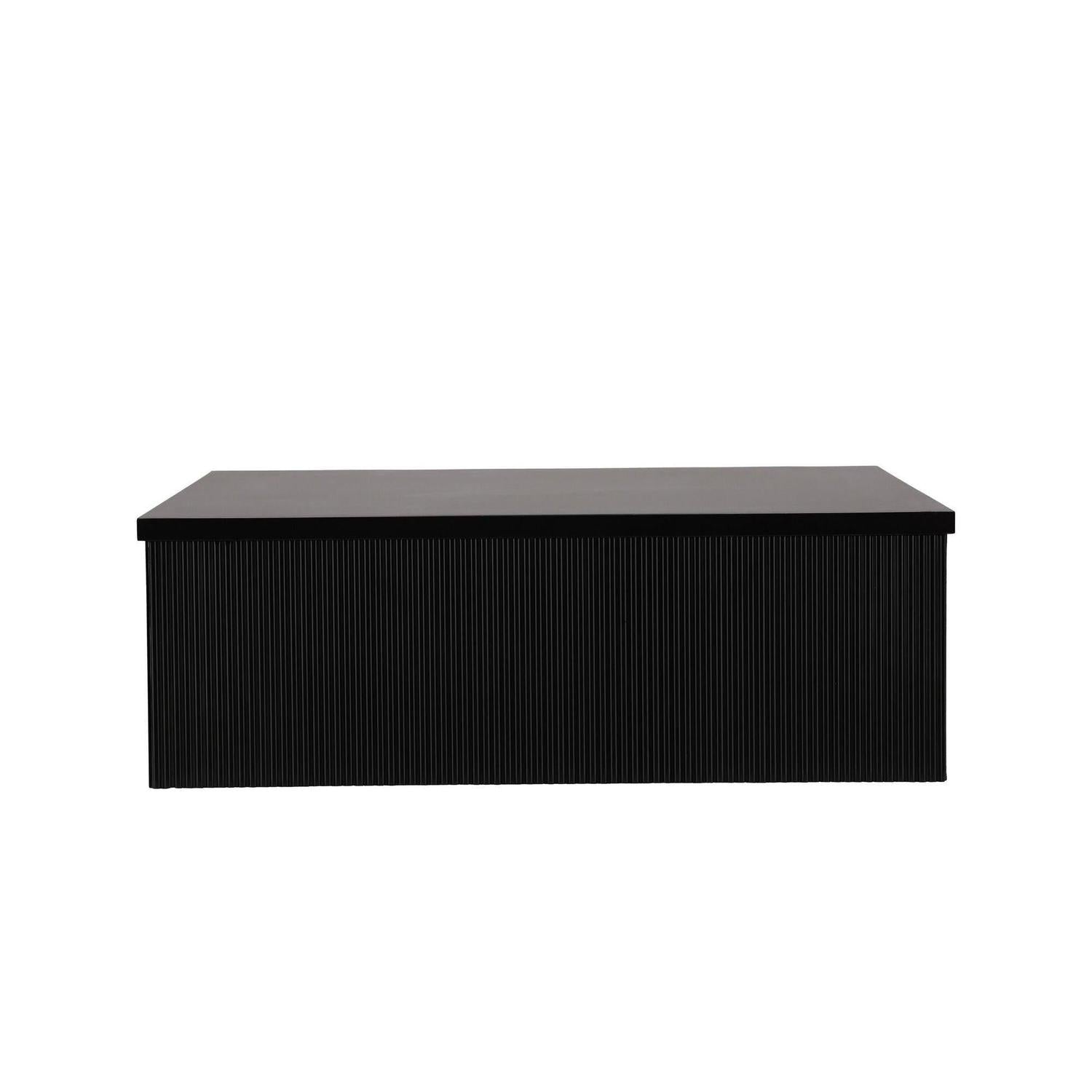 Couchtisch Lenox 90cm - Schwarz-Couchtisch-Venture Home-le canapé