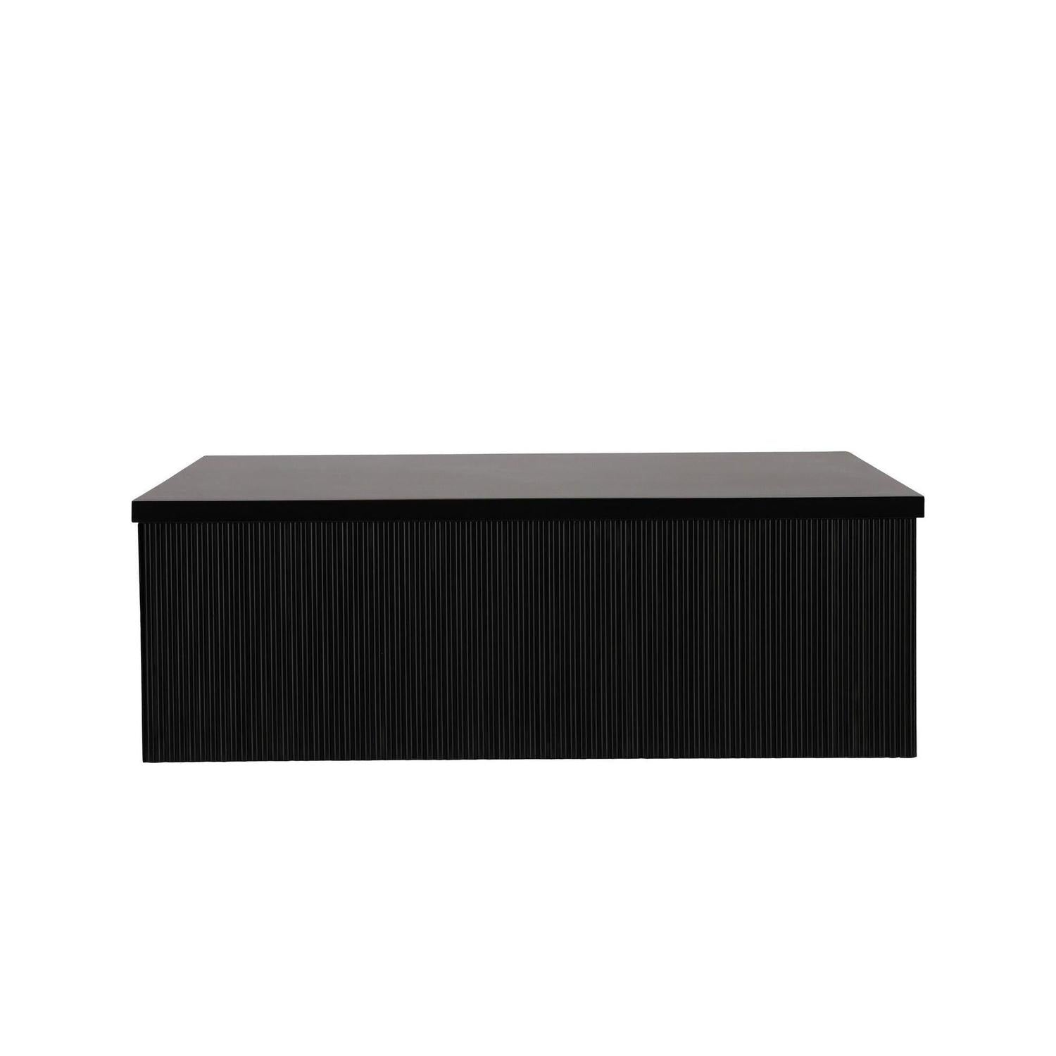 Couchtisch Lenox 90cm - Schwarz-Couchtisch-Venture Home-le canapé