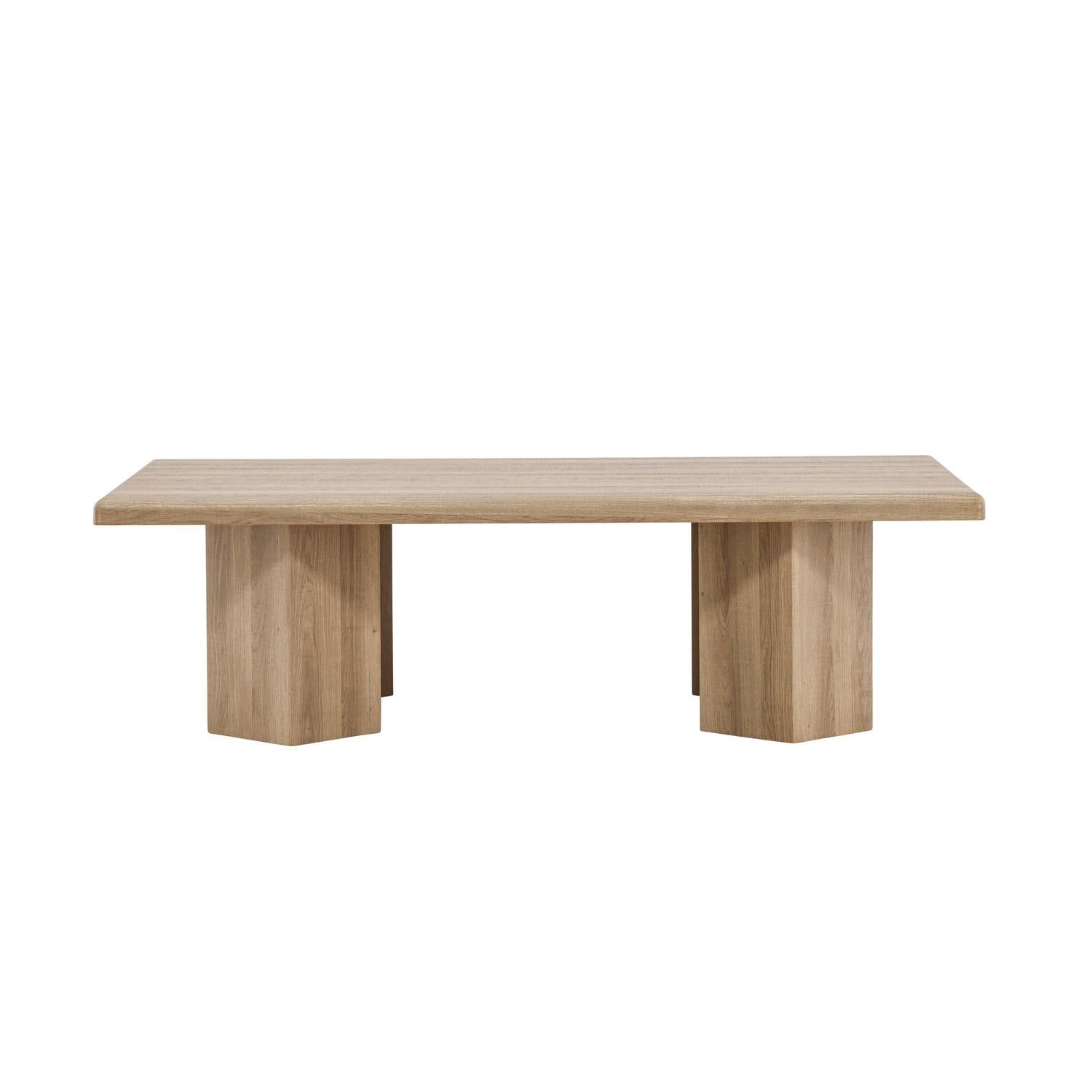 Couchtisch Lillehammer 140cm - Hellbraun-Couchtisch-Venture Home-le canapé