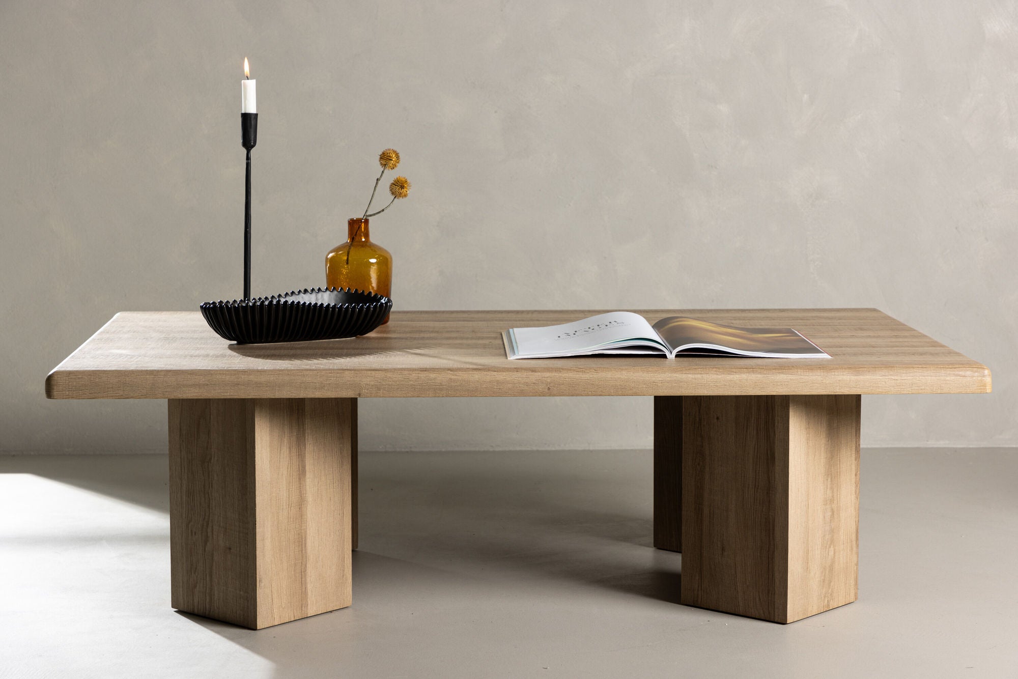 Couchtisch Lillehammer 140cm - Hellbraun-Couchtisch-Venture Home-le canapé