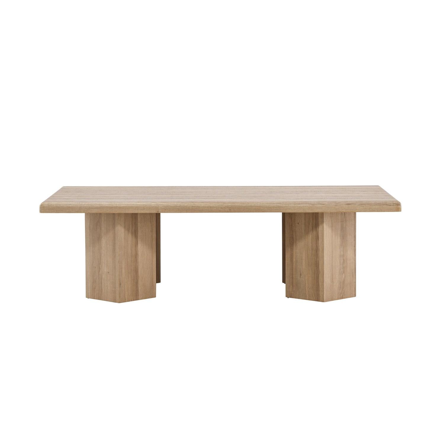 Couchtisch Lillehammer 140cm - Hellbraun-Couchtisch-Venture Home-le canapé