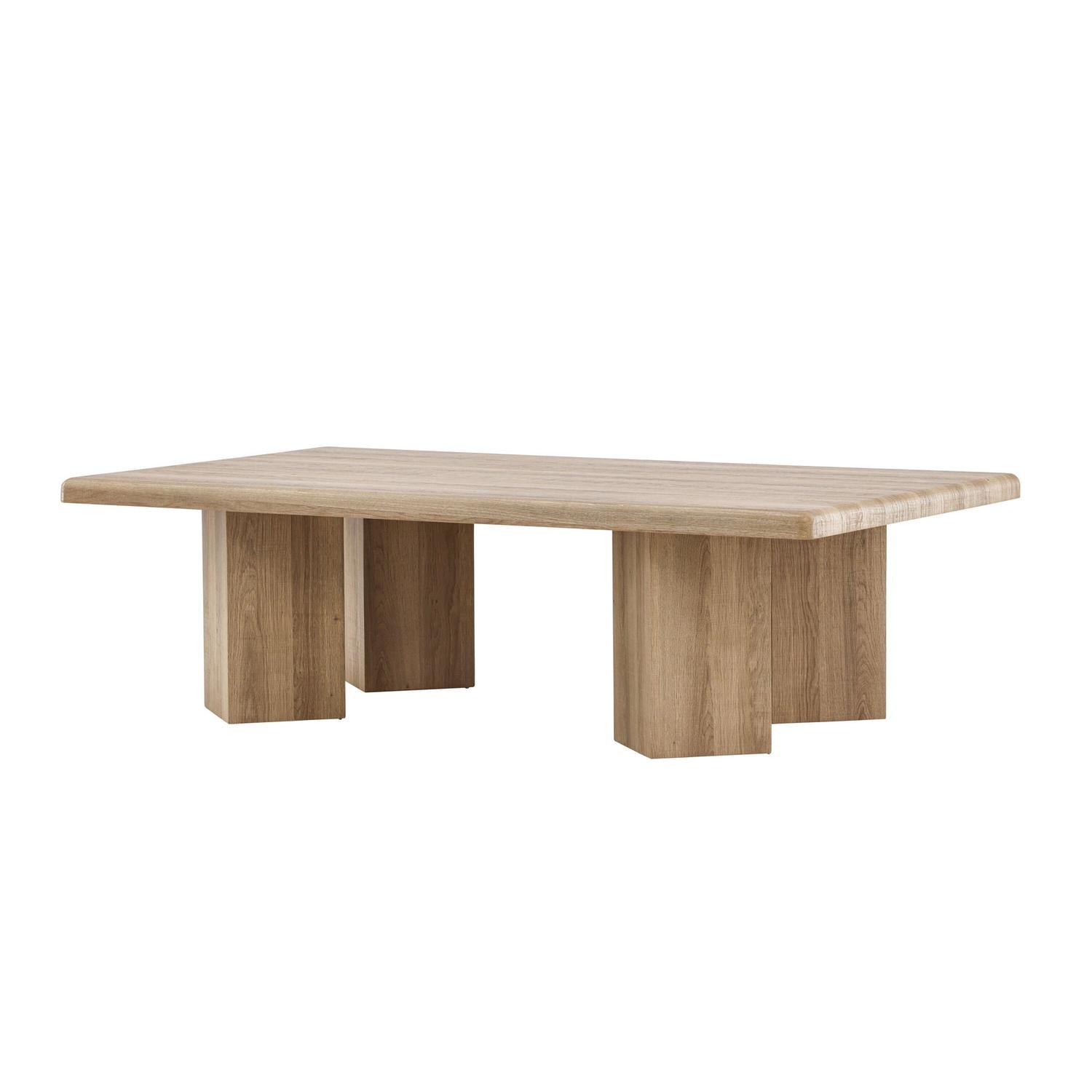 Couchtisch Lillehammer 140cm - Hellbraun-Couchtische-Venture Home-le canapé