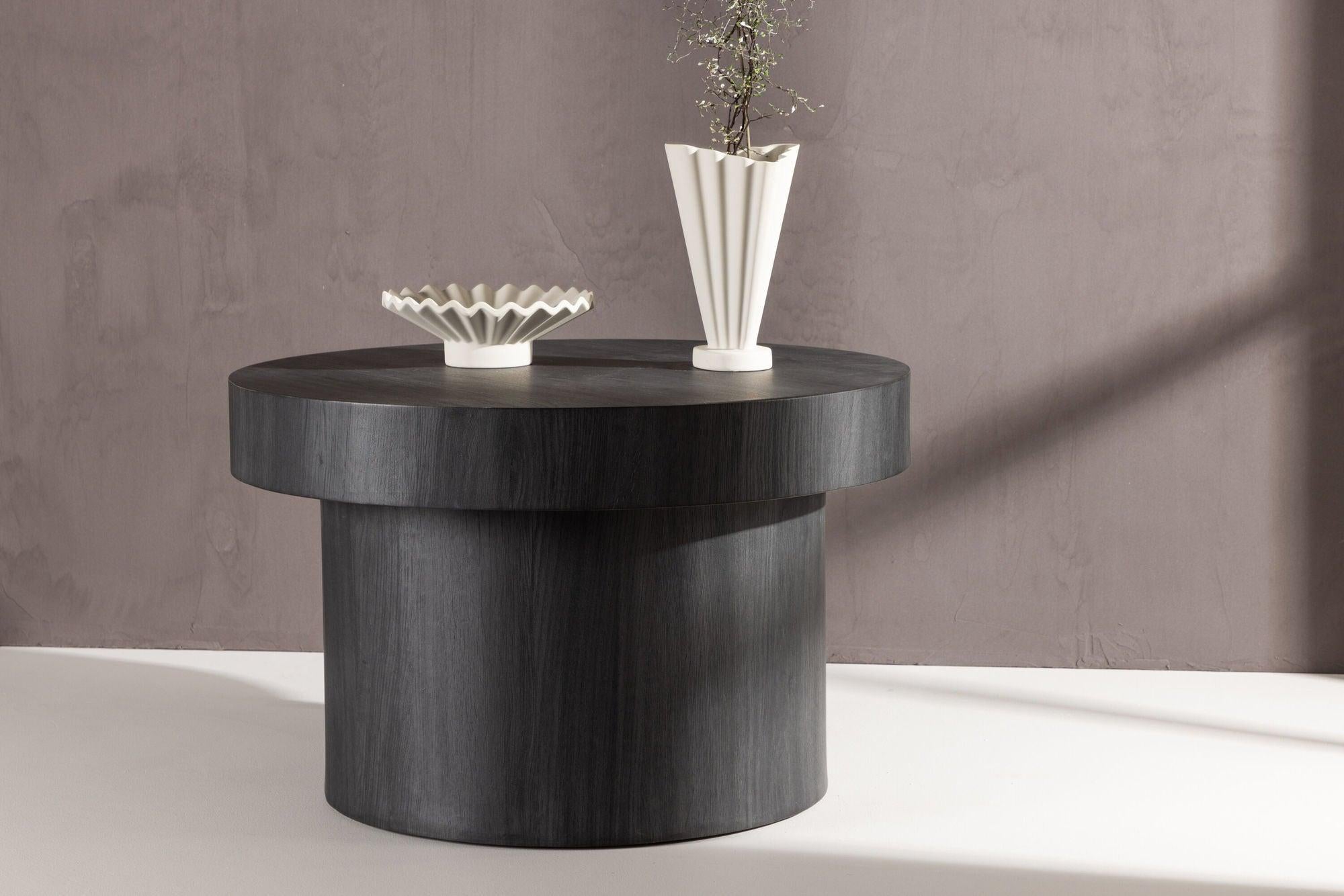 Couchtisch Malung 80cm - Schwarz-Couchtische-Venture Home-le canapé