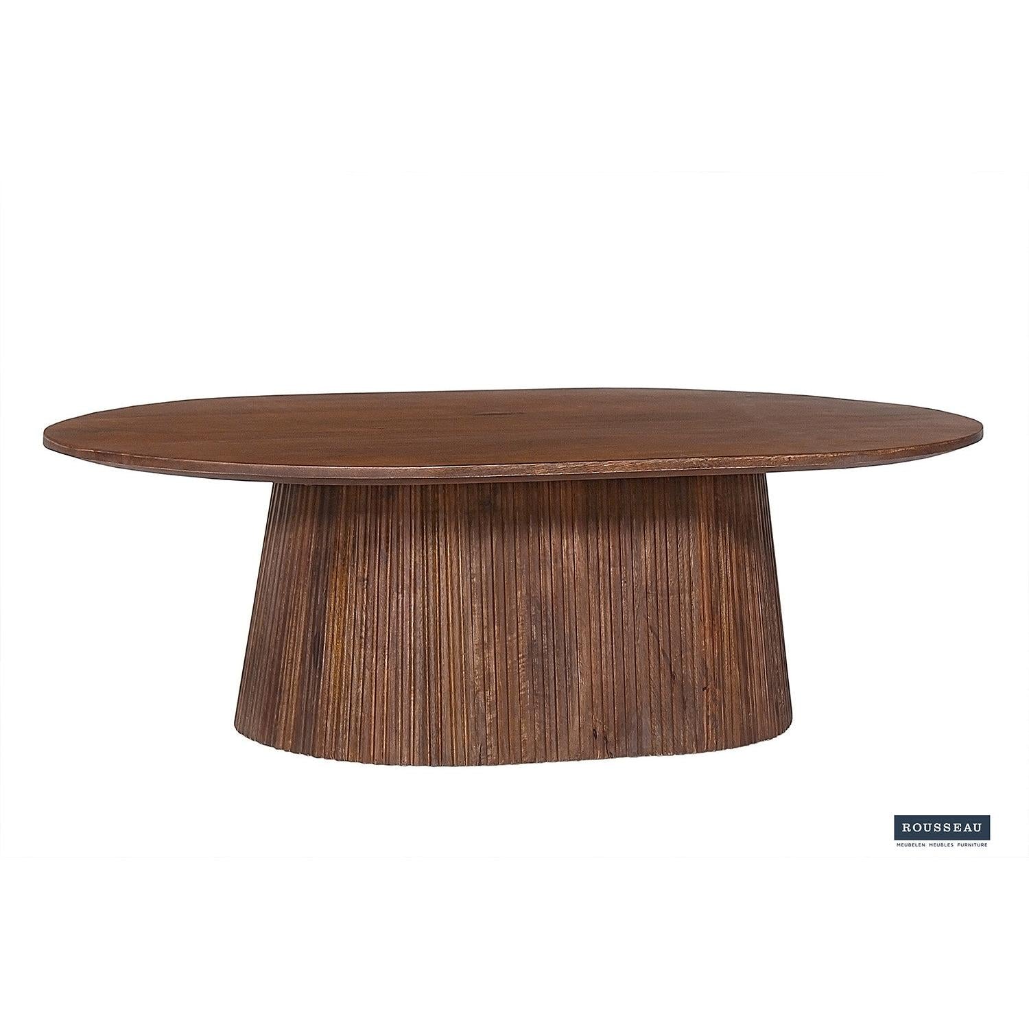 Couchtisch Miguel 120cm Oval - Hellbraun-Couchtisch-Rousseau-le canapé