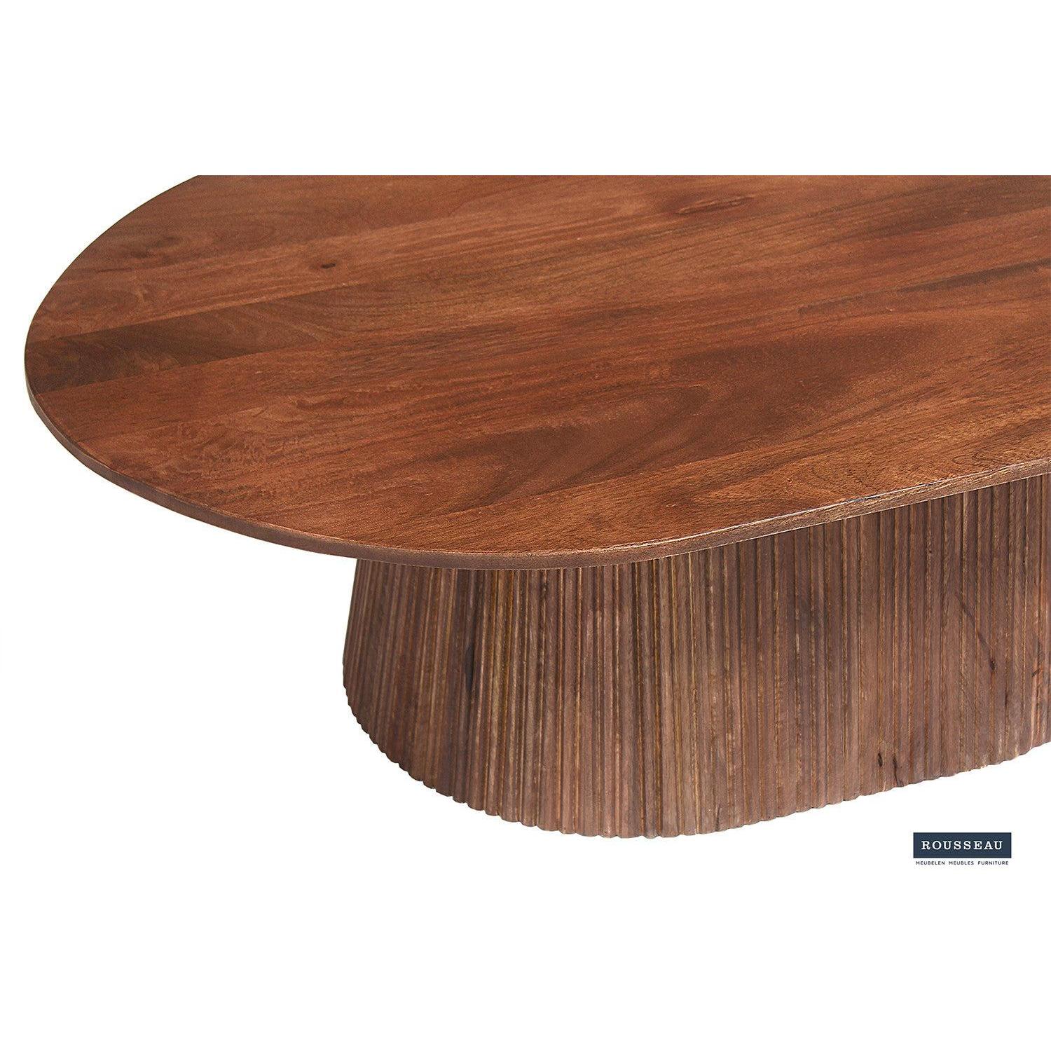 Couchtisch Miguel 120cm Oval - Hellbraun-Couchtisch-Rousseau-le canapé