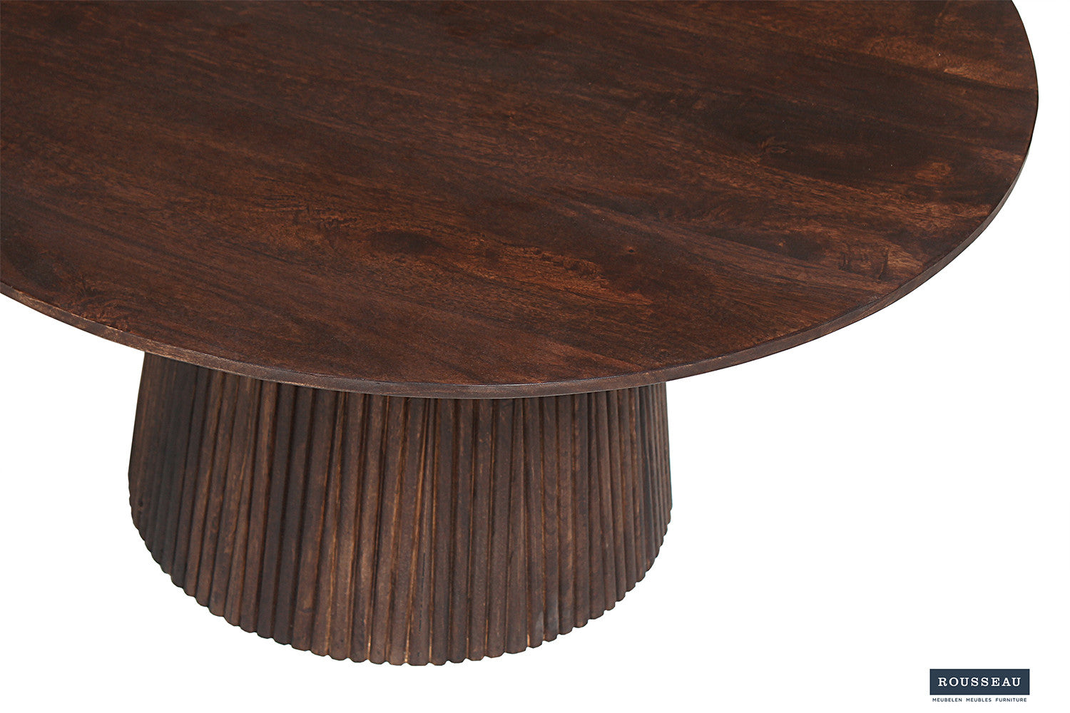 Couchtisch Miguel Ø80cm - Dunkelbraun-Couchtisch-Rousseau-le canapé