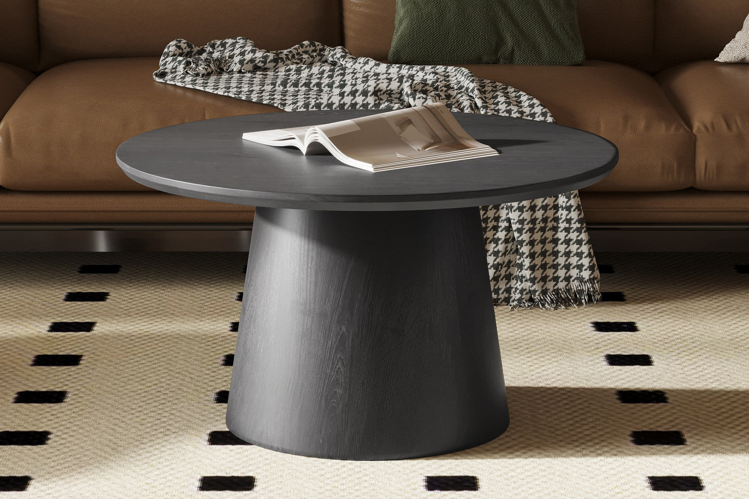 Couchtisch Miklos Ø80cm - Dunkelbraun-Couchtisch-Rousseau-le canapé