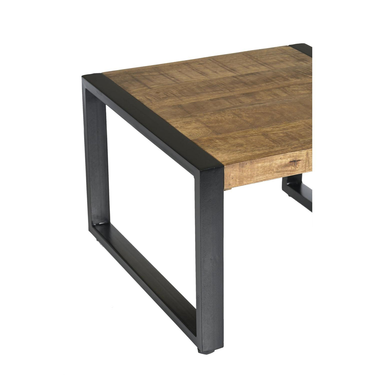 Couchtisch Nairobi Ø60cm aus Massivholz - Braun-Couchtische-Livingfurn-le canapé