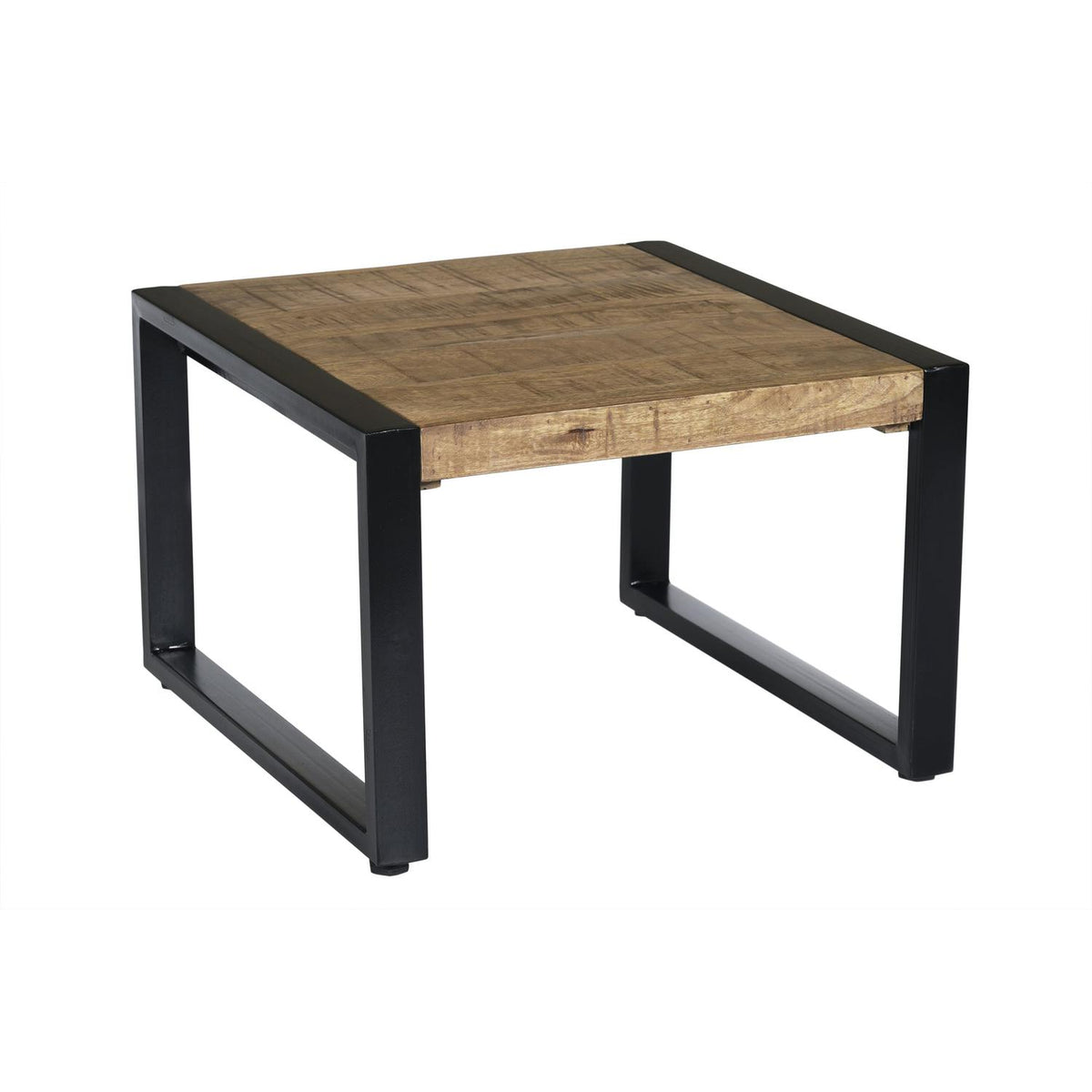 Couchtisch Nairobi Ø60cm aus Massivholz - Braun-Couchtische-Livingfurn-le canapé