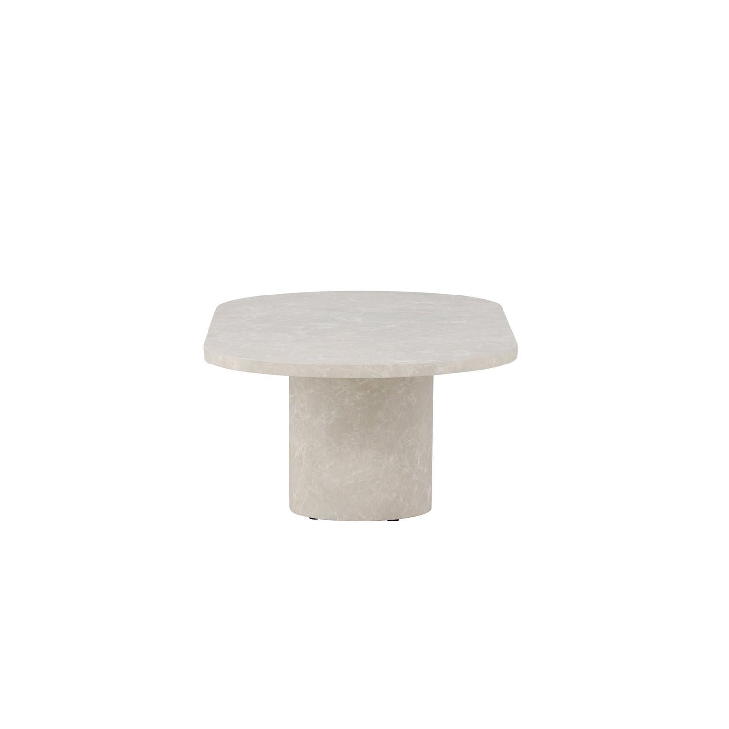 Couchtisch Narvik 120cm - Beige Marmoroptik-Couchtisch-Venture Home-le canapé