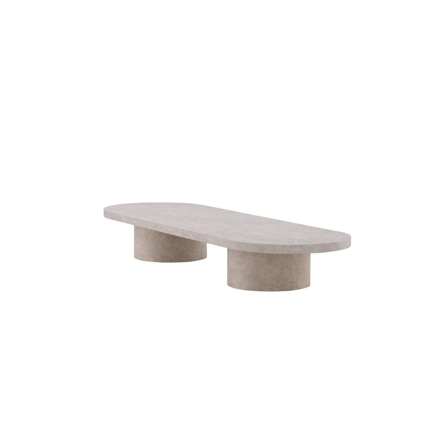 Couchtisch Narvik 190cm - Beige-Couchtisch-Venture Home-le canapé
