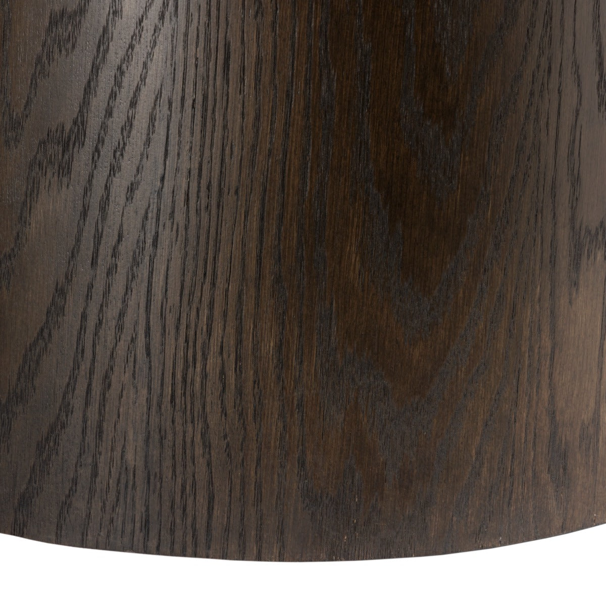 Couchtisch Novero Oval 120 aus Eichenholz - Dunkelbraun-Couchtische-Livingfurn-le canapé