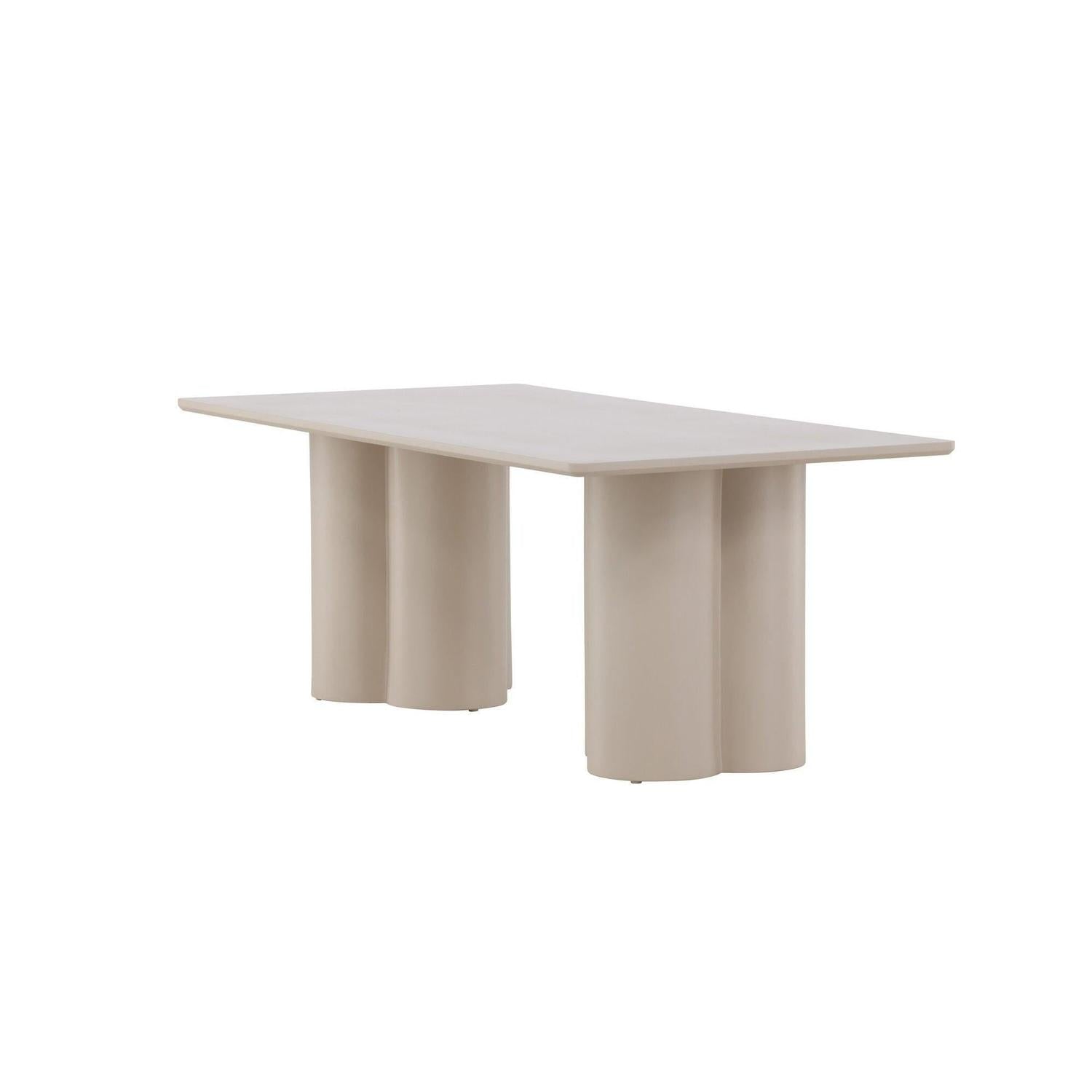 Couchtisch Olivia 120cm - Beige-Couchtisch-Venture Home-le canapé