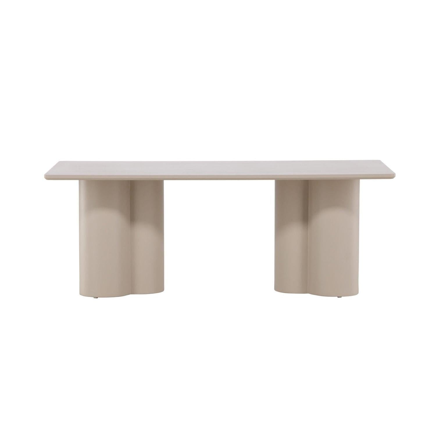 Couchtisch Olivia 120cm - Beige-Couchtische-Venture Home-le canapé