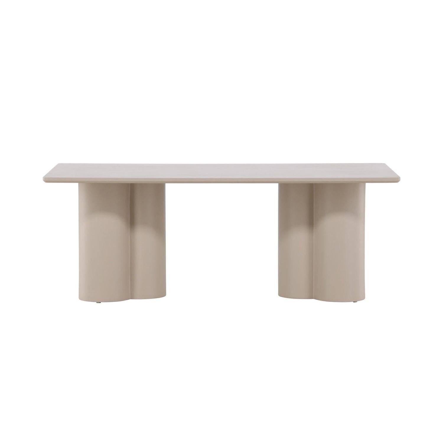 Couchtisch Olivia 120cm - Beige-Couchtische-Venture Home-le canapé