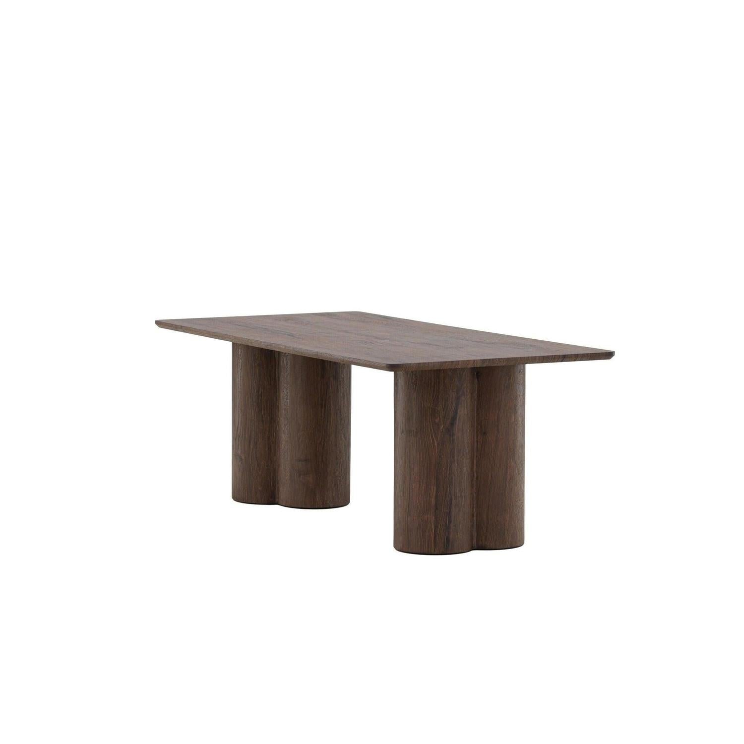 Couchtisch Olivia 120cm - Mokka-Couchtische-Venture Home-le canapé