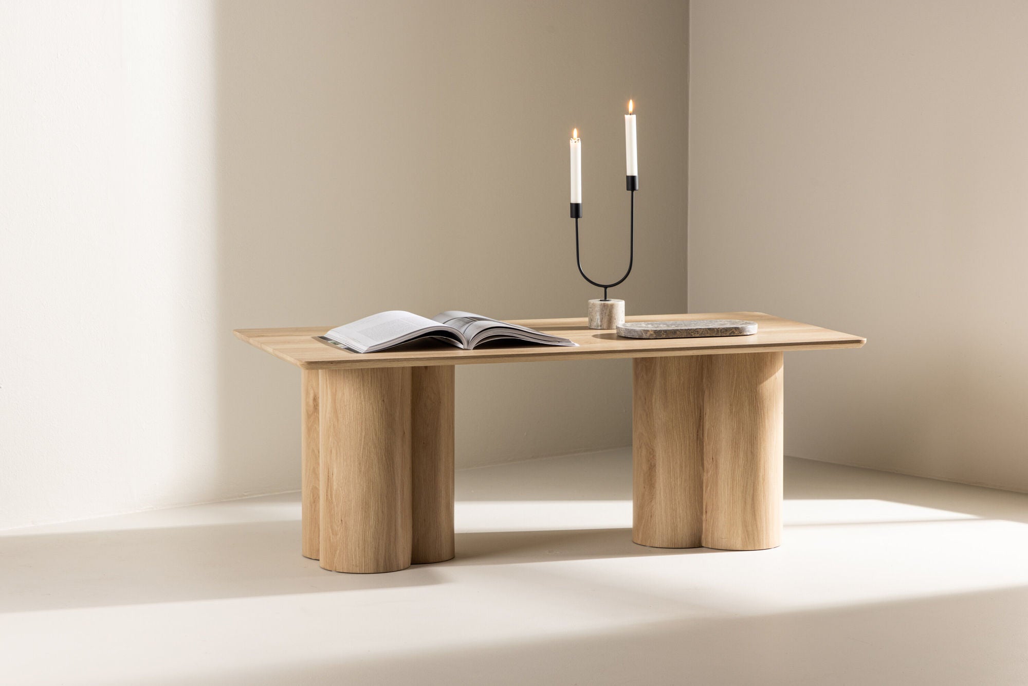 Couchtisch Olivia 120cm - Natur-Couchtisch-Venture Home-le canapé