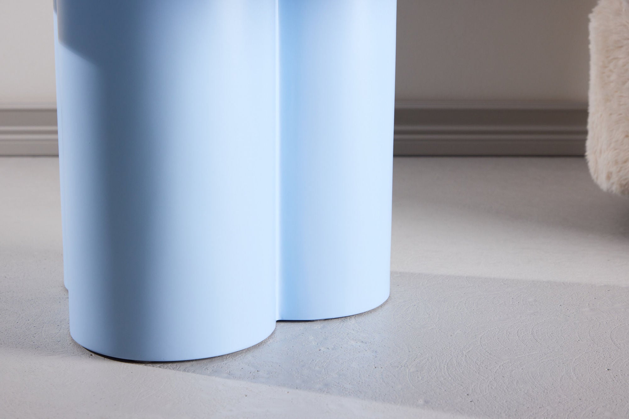 Couchtisch Olivia Ø80cm - Babyblau-Couchtisch-Venture Home-le canapé