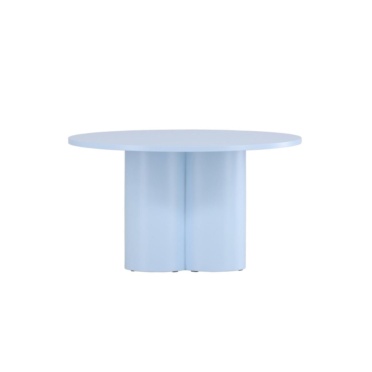 Couchtisch Olivia Ø80cm - Babyblau-Couchtisch-Venture Home-le canapé