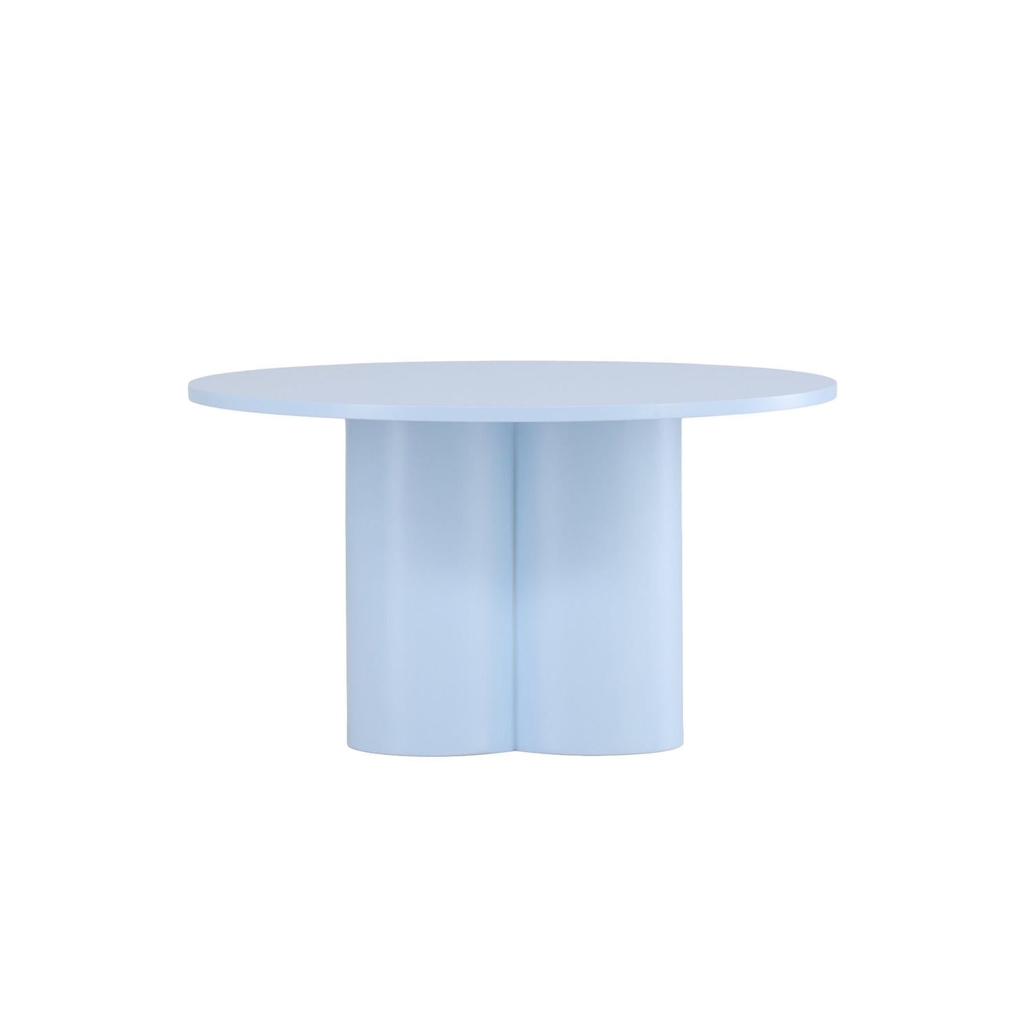 Couchtisch Olivia Ø80cm - Babyblau-Couchtische-Venture Home-le canapé