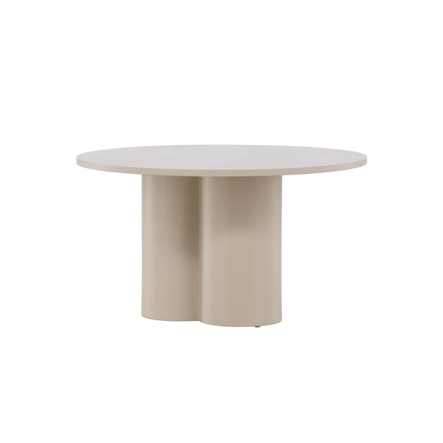 Couchtisch Olivia Ø80cm - Beige-Couchtisch-Venture Home-le canapé