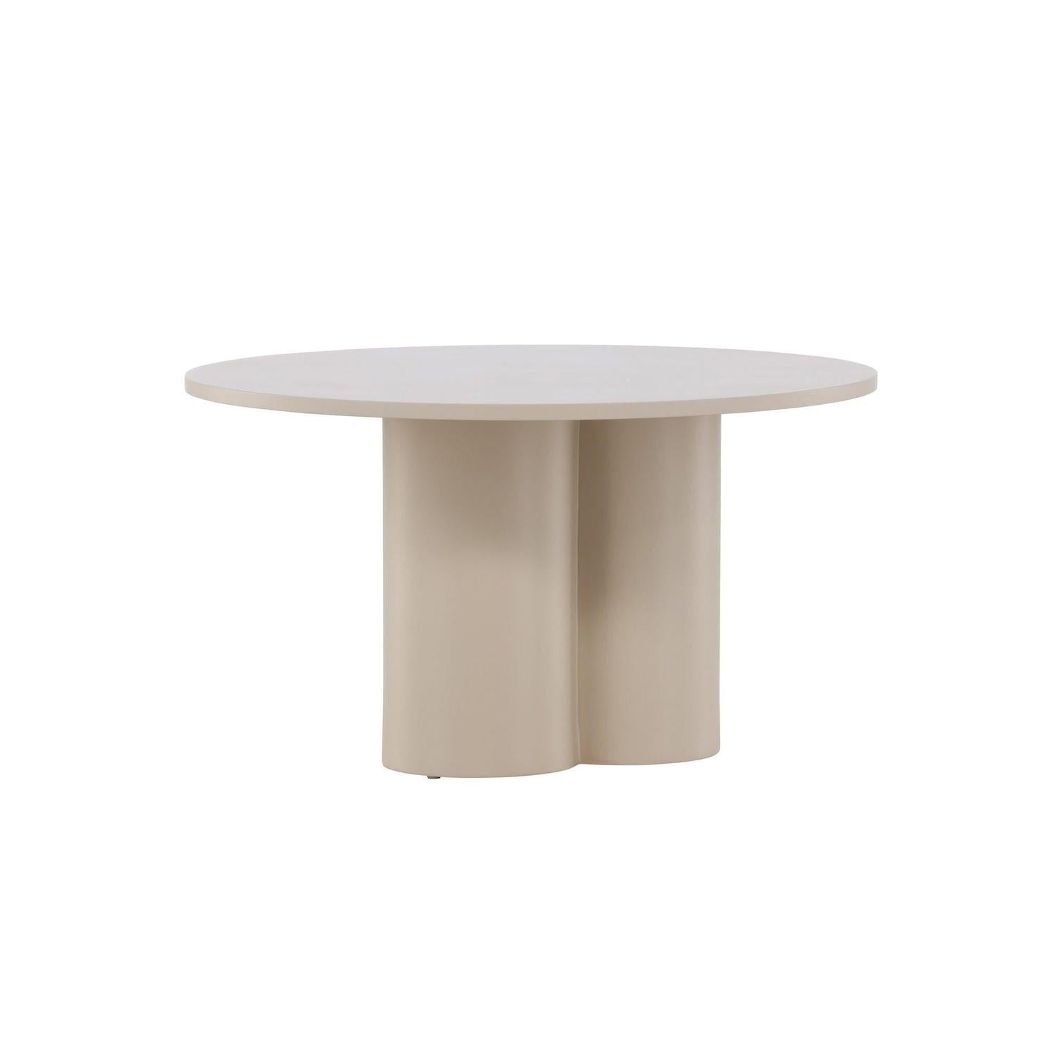Couchtisch Olivia Ø80cm - Beige-Couchtisch-Venture Home-le canapé