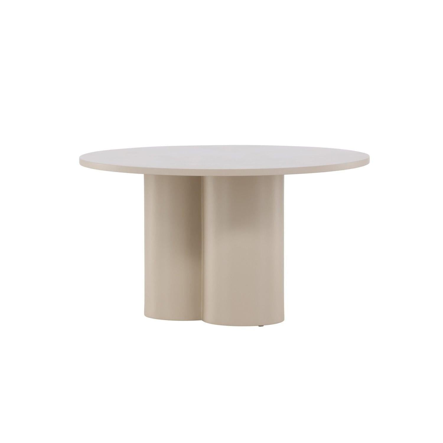Couchtisch Olivia Ø80cm - Beige-Couchtisch-Venture Home-le canapé