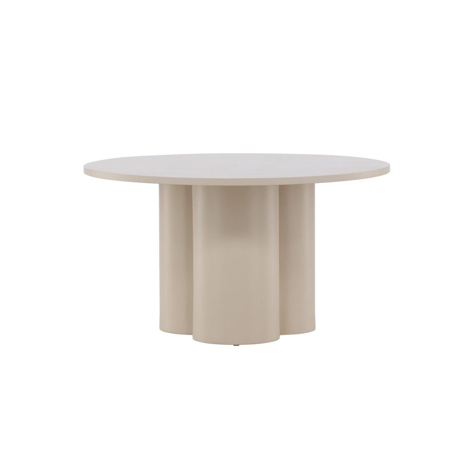 Couchtisch Olivia Ø80cm - Beige-Couchtisch-Venture Home-le canapé