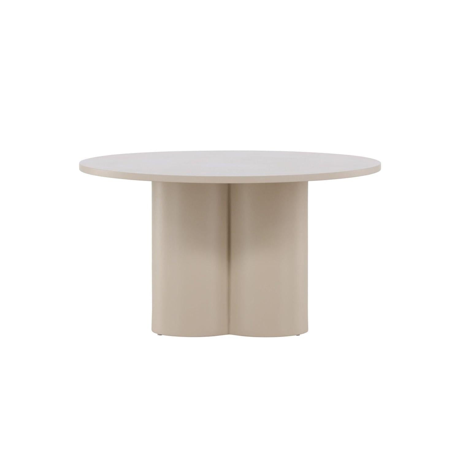 Couchtisch Olivia Ø80cm - Beige-Couchtische-Venture Home-le canapé