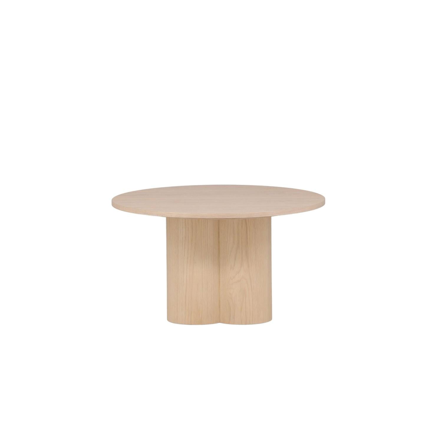 Couchtisch Olivia Ø80cm - Kalkweiß-Couchtisch-Venture Home-le canapé
