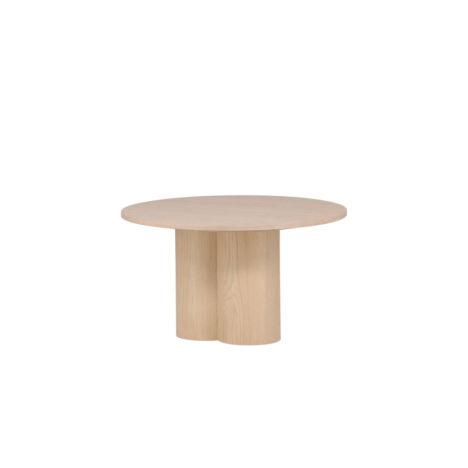 Couchtisch Olivia Ø80cm - Kalkweiß-Couchtisch-Venture Home-le canapé