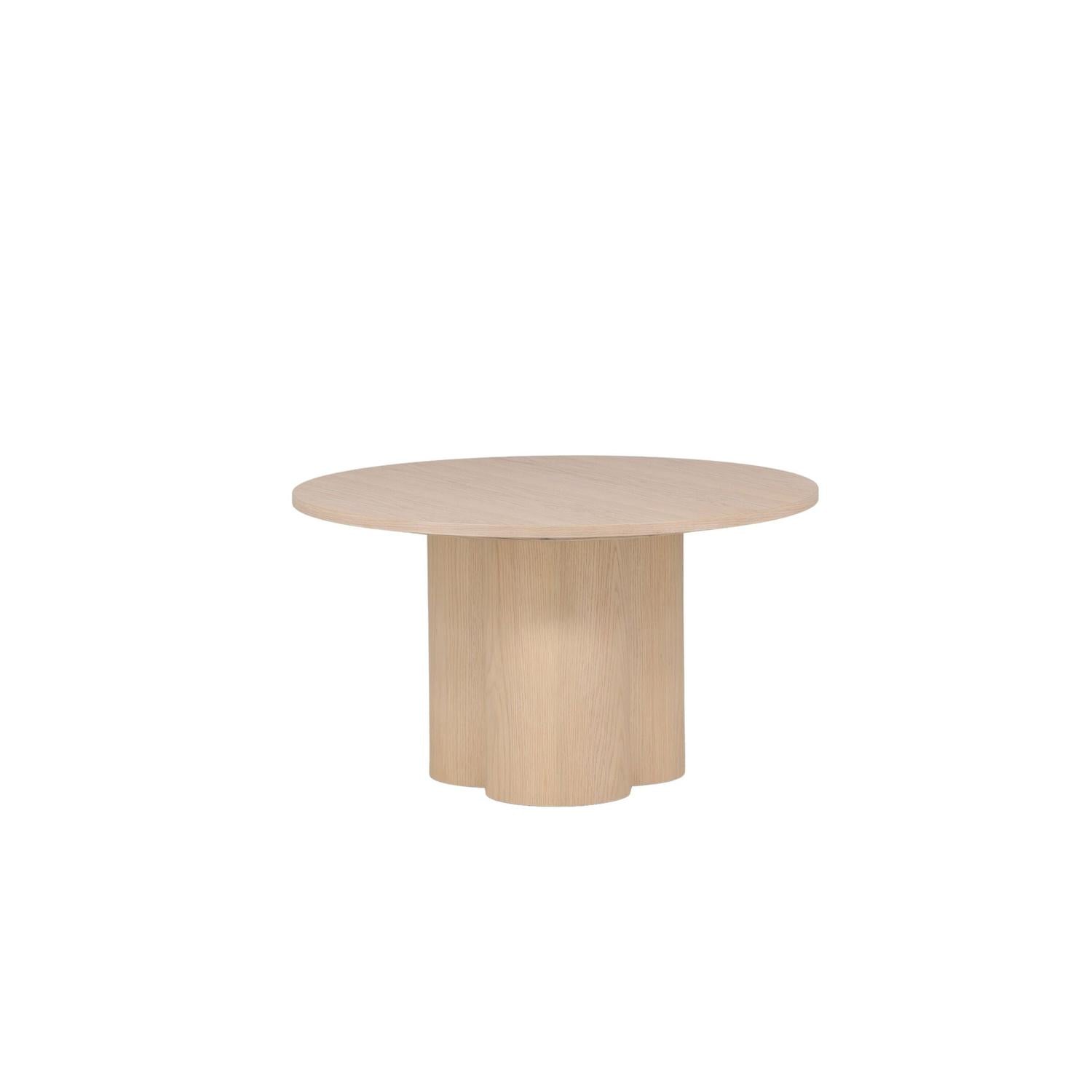 Couchtisch Olivia Ø80cm - Kalkweiß-Couchtisch-Venture Home-le canapé