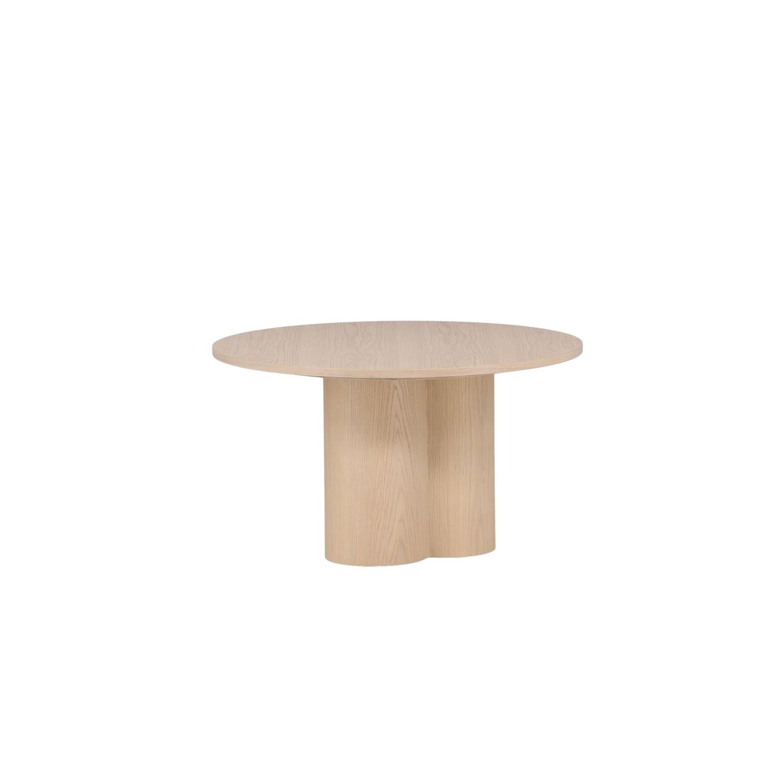 Couchtisch Olivia Ø80cm - Kalkweiß-Couchtisch-Venture Home-le canapé