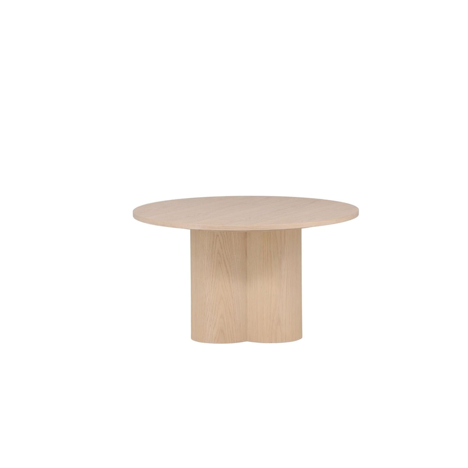 Couchtisch Olivia Ø80cm - Kalkweiß-Couchtisch-Venture Home-le canapé