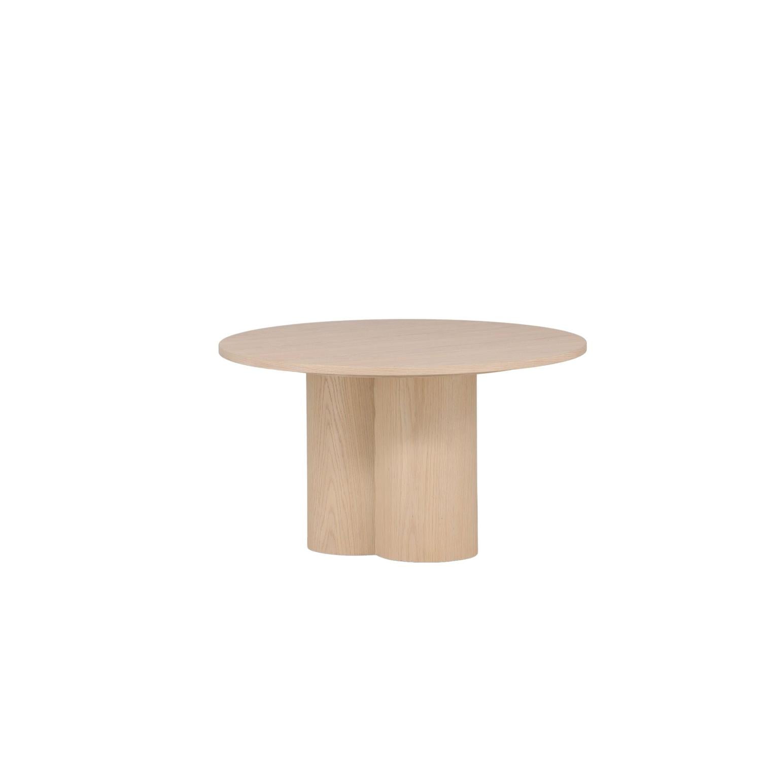 Couchtisch Olivia Ø80cm - Kalkweiß-Couchtisch-Venture Home-le canapé