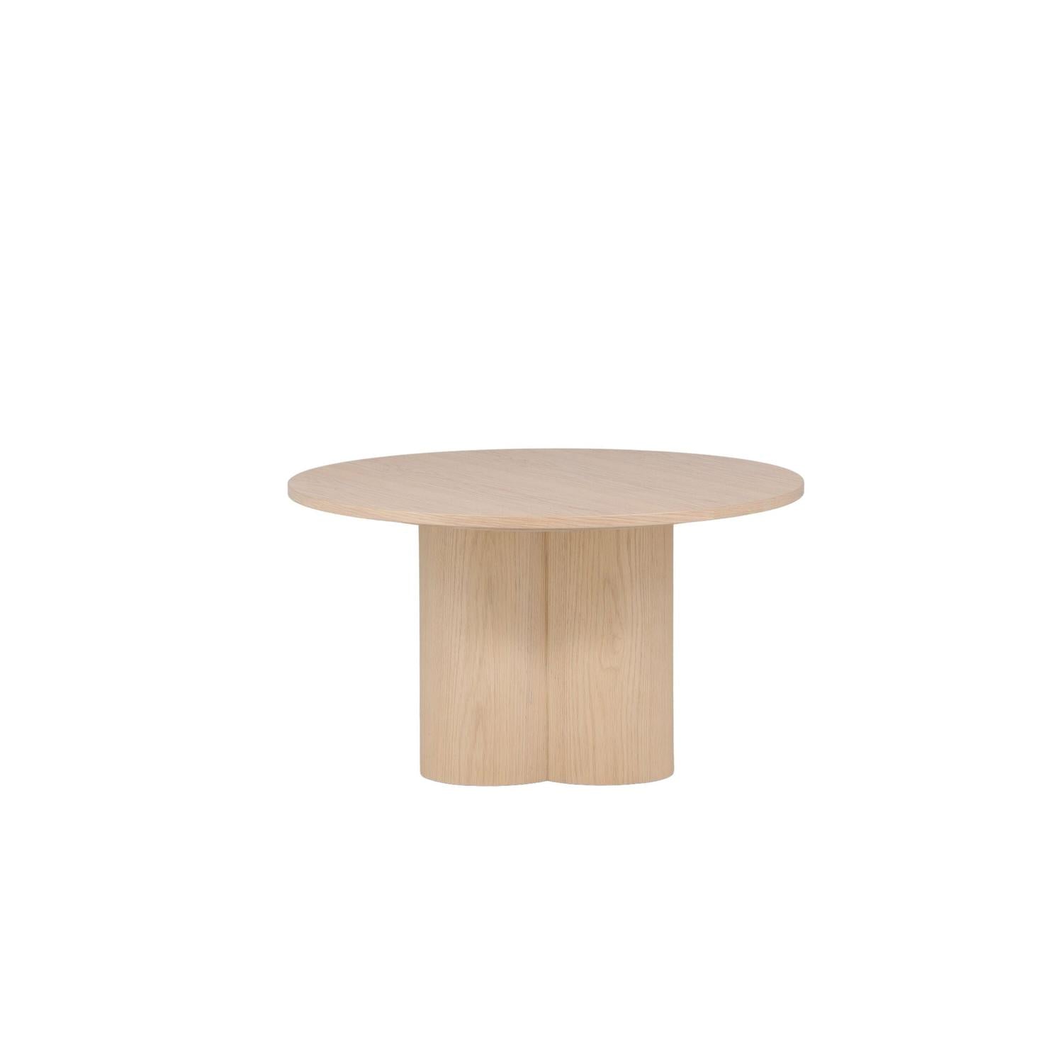 Couchtisch Olivia Ø80cm - Kalkweiß-Couchtisch-Venture Home-le canapé